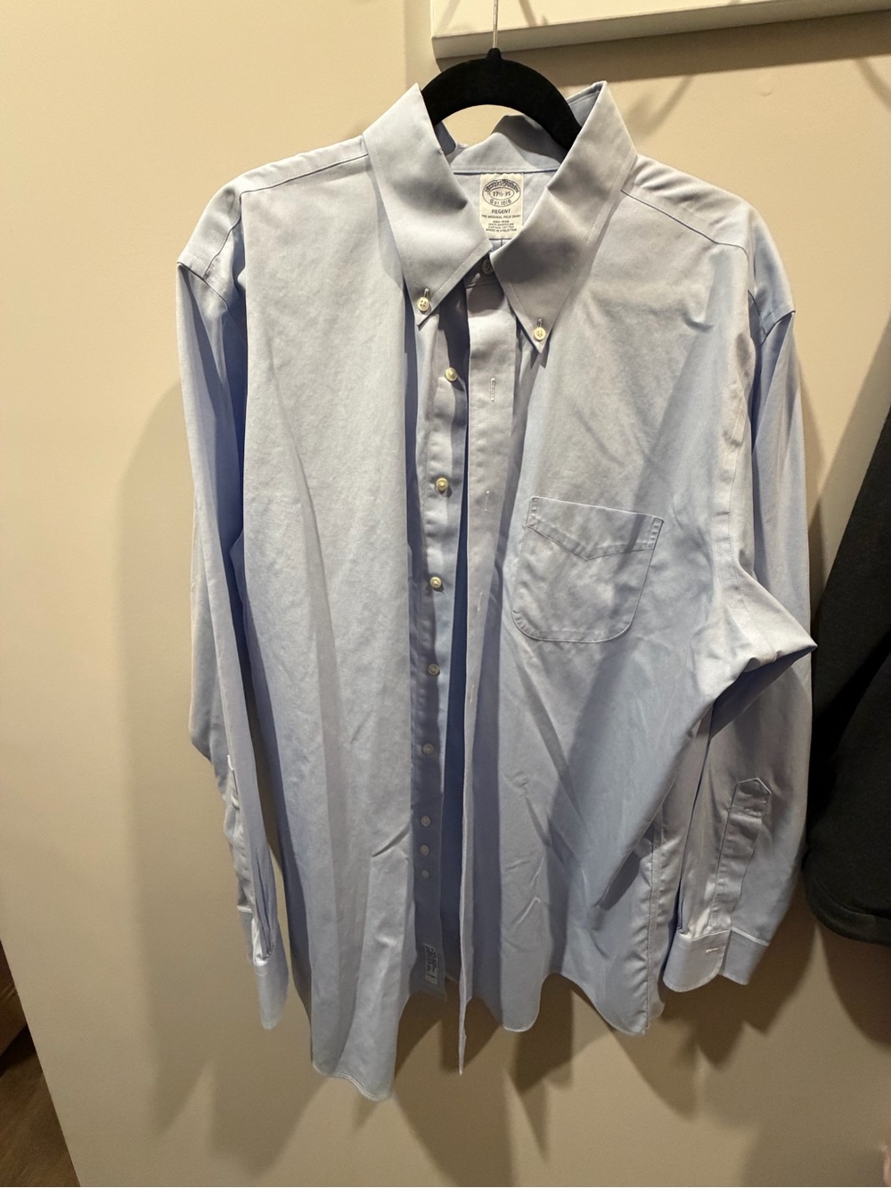 Brooks Brothers Light Blue Men's Button-Down Dress Shirt
